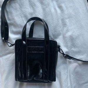 Dolls Kill Postergirl vegan leather black crossbody purse NWOT